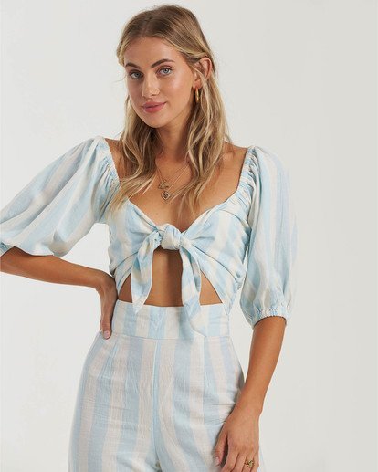 billabong dizzy daze stripe jumpsuit