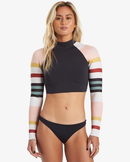 surf crop top long sleeve