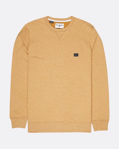 0 All Day Crew Sweatshirt Yellow L1FL01BIF8 Billabong
