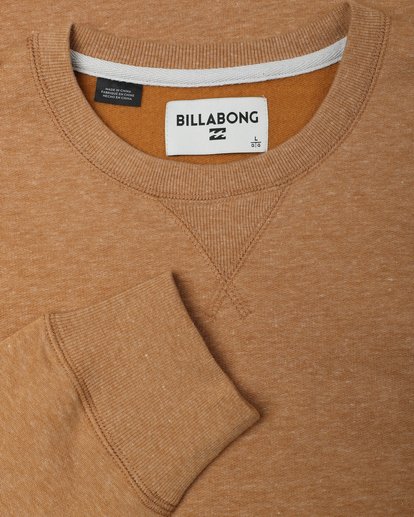 1 All Day Crew Sweatshirt Yellow L1FL01BIF8 Billabong