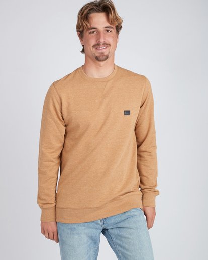 2 All Day Crew Sweatshirt Yellow L1FL01BIF8 Billabong