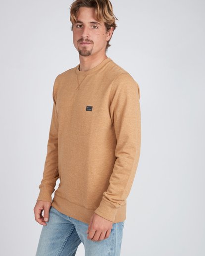 3 All Day Crew Sweatshirt Yellow L1FL01BIF8 Billabong