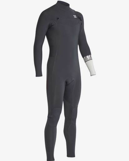 12 3/2 Furnace Revolution Chest Zip Long Sleeves Wetsuit Gray L43M06BIF8 Billabong