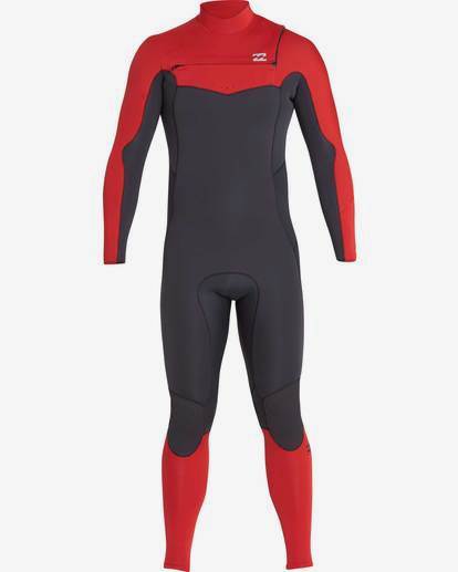 1 3/2 Furnace Absolute Chest Zip Gbs Wetsuit Red L43M09BIF8 Billabong