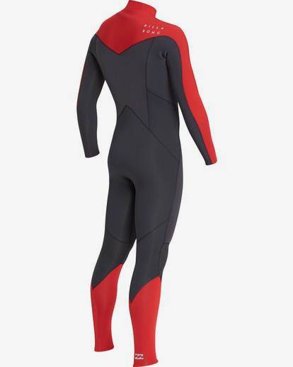 4 3/2 Furnace Absolute Chest Zip Gbs Wetsuit Red L43M09BIF8 Billabong