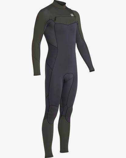 10 3/2 Furnace Absolute Chest Zip Gbs Wetsuit Green L43M09BIF8 Billabong