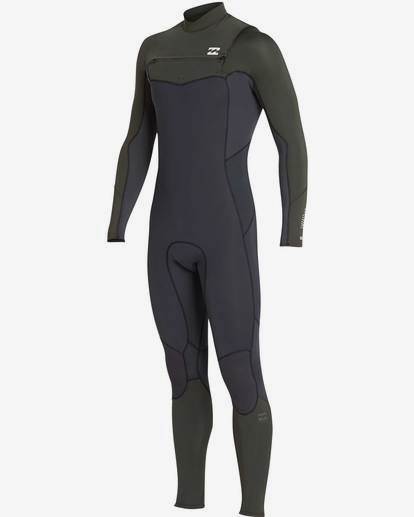 13 3/2 Furnace Absolute Chest Zip Gbs Wetsuit Green L43M09BIF8 Billabong