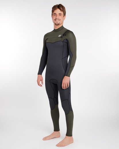 1 3/2 Furnace Absolute Chest Zip Gbs Wetsuit Green L43M09BIF8 Billabong