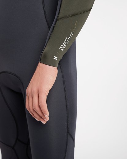 5 3/2 Furnace Absolute Chest Zip Gbs Wetsuit Green L43M09BIF8 Billabong