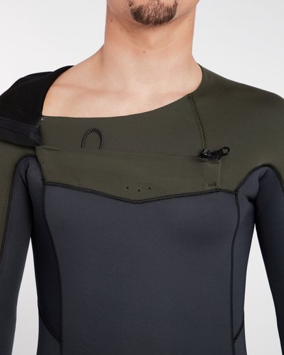 8 3/2 Furnace Absolute Chest Zip Gbs Wetsuit Green L43M09BIF8 Billabong