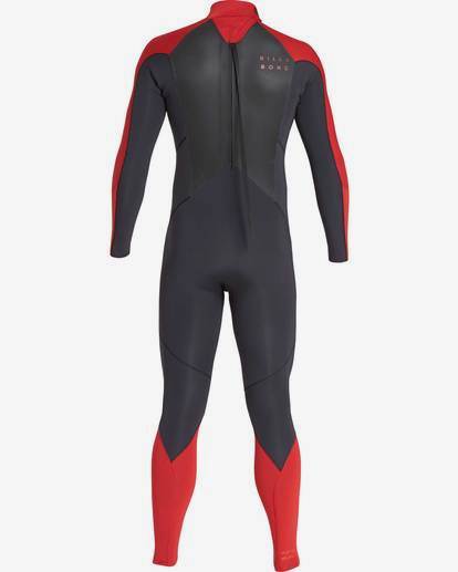 3 3/2 Furnace Absolute Back Zip Gbs Wetsuit Red L43M10BIF8 Billabong