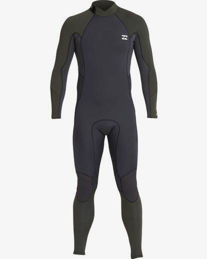 0 3/2 Furnace Absolute Back Zip Gbs Wetsuit Green L43M10BIF8 Billabong