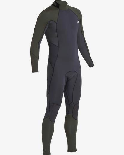 4 3/2 Furnace Absolute Back Zip Gbs Wetsuit Green L43M10BIF8 Billabong
