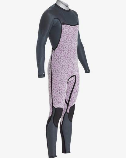 8 3/2 Furnace Carbon Chest Zip Gbs Wetsuit Gray L43M26BIF8 Billabong