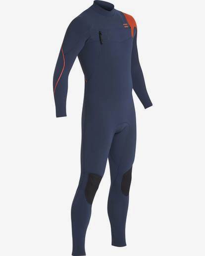 4 3/2 Furnace Carbon Chest Zip Gbs Wetsuit Gray L43M26BIF8 Billabong