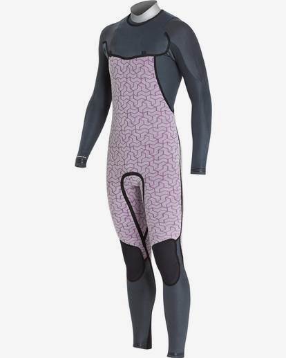 6 3/2 Furnace Carbon Chest Zip Gbs Wetsuit Gray L43M26BIF8 Billabong