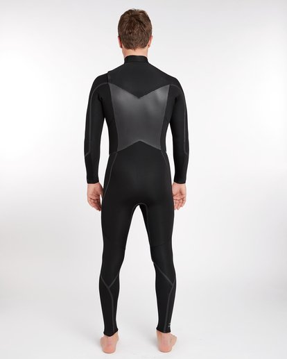 3 4/3 Furnace Absolute X Chest Zip Fullsuit Wetsuit Black L44M07BIF8 Billabong