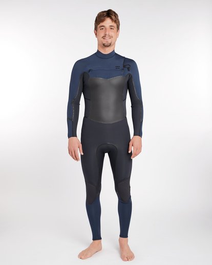 0 4/3 Furnace Absolute X Chest Zip Fullsuit Wetsuit Gray L44M07BIF8 Billabong