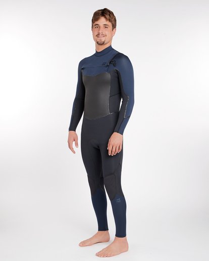 1 4/3 Furnace Absolute X Chest Zip Fullsuit Wetsuit Gray L44M07BIF8 Billabong