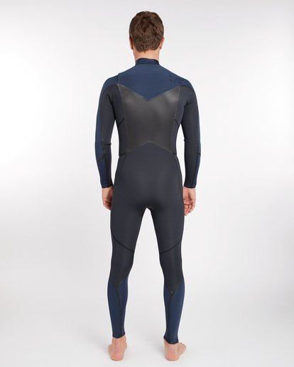 3 4/3 Furnace Absolute X Chest Zip Fullsuit Wetsuit Gray L44M07BIF8 Billabong