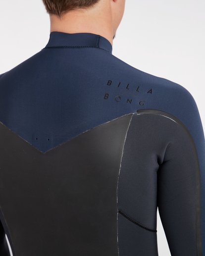 7 4/3 Furnace Absolute X Chest Zip Fullsuit Wetsuit Gray L44M07BIF8 Billabong