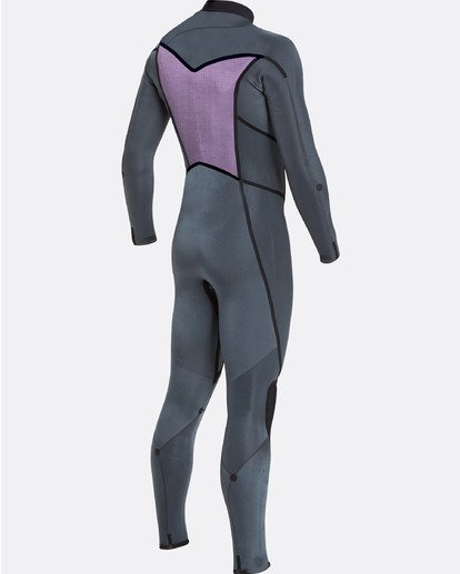 1 5/4 Furnace Absolute X Chest Zip Fullsuit Wetsuit Gray L45M07BIF8 Billabong