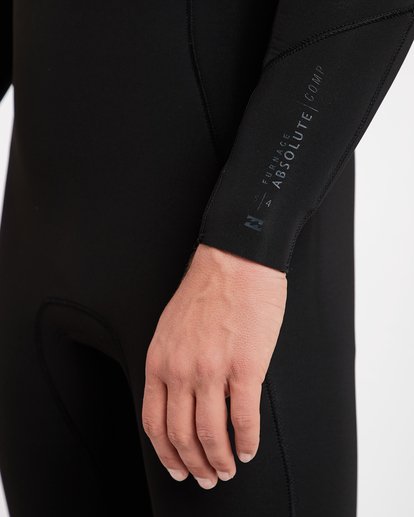 5 5/4 Furnace Absolute Back Zip Gbs Fullsuit Wetsuit Black L45M10BIF8 Billabong