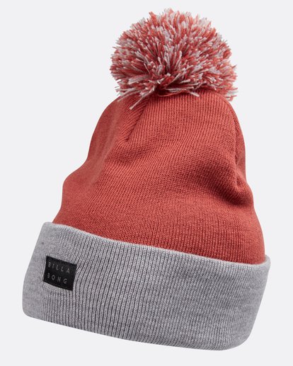 0 Disaster Pompom Beanie Gray L5BN08BIF8 Billabong