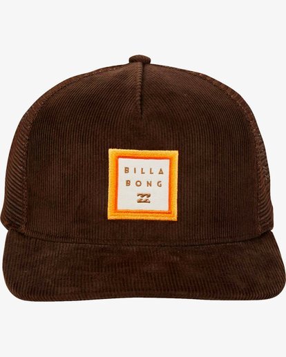 1 Stacked Trucker Hat Brown L5CT02BIF8 Billabong