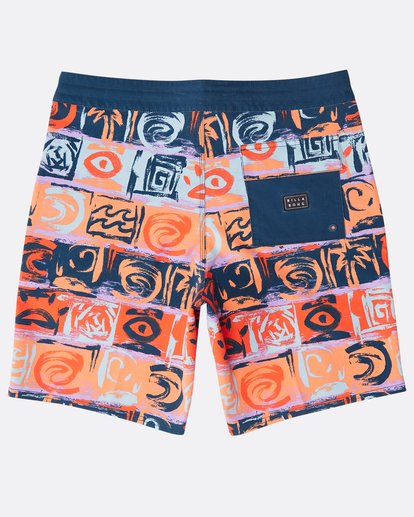 1 Sundays Lo Tides 18" Boardshorts Orange N1BS21BIP9 Billabong