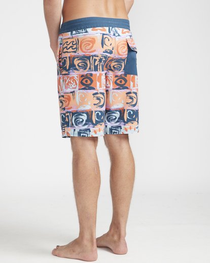 6 Sundays Lo Tides 18" Boardshorts Orange N1BS21BIP9 Billabong