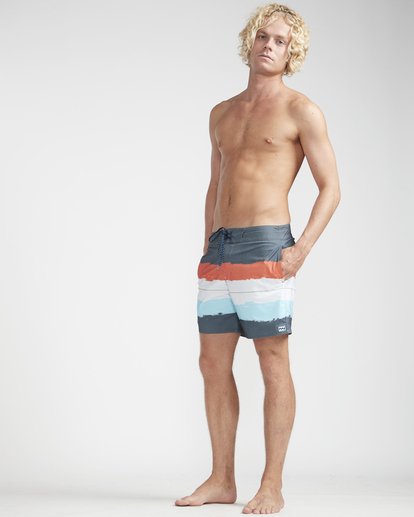 4 Resin Lo Tides 16" Boardshorts Blue N1BS24BIP9 Billabong