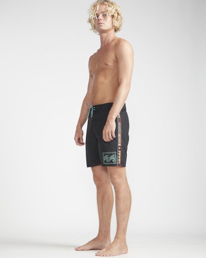1 Jacquard Lo Tides 17" Boardshorts Black N1BS26BIP9 Billabong