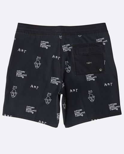 1 Cigars Lo Tides 17" Boardshorts Black N1BS43BIP9 Billabong