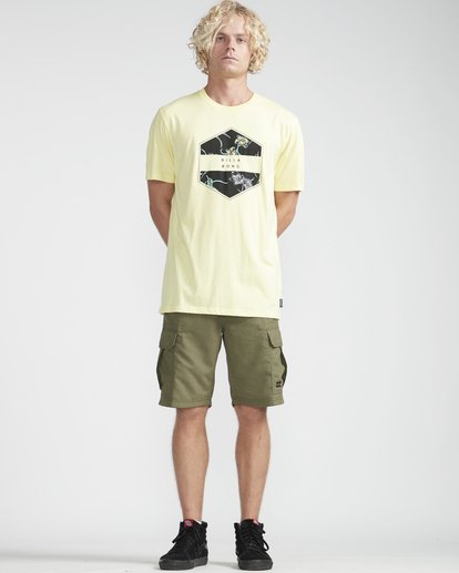 1 Access T-Shirt Yellow N1SS18BIP9 Billabong