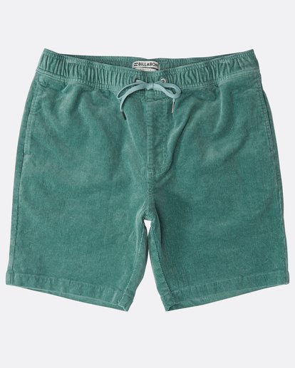 0 Larry Layback Corduroy Shorts Green N1WK18BIP9 Billabong