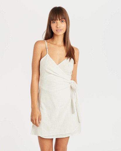 billabong island wrap dress