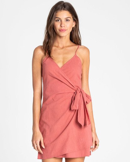 0 Island Wrap Dress Rot N3DR13BIP9 Billabong