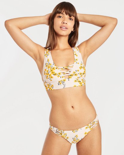 3 Sol Dawn Tropic Bikini Bottoms Pink N3SB18BIP9 Billabong