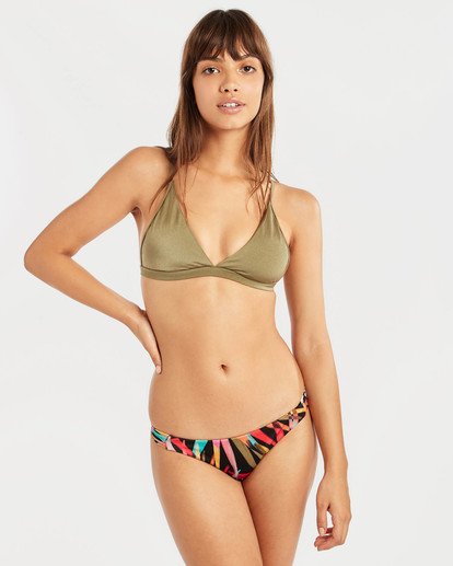 3 Sol Searcher High Triangle Bikini Top Green N3ST09BIP9 Billabong