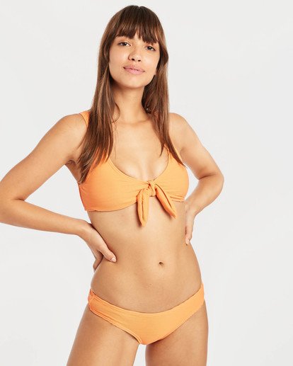 3 Tanlines Hanky Tie Tank Bikini Top Orange N3ST46BIP9 Billabong