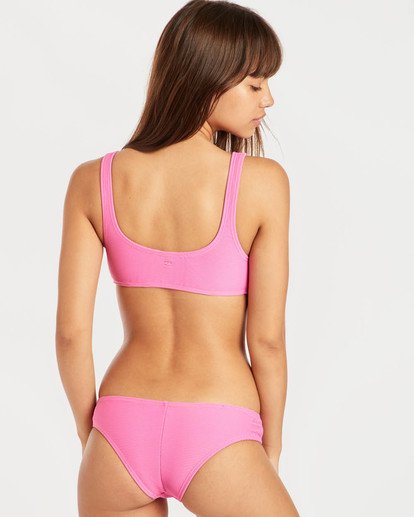 3 Tanlines Hanky Tie Tank Bikini Top Pink N3ST46BIP9 Billabong