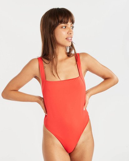2 Sol Searcher One Piece Swim Red N3SW01BIP9 Billabong