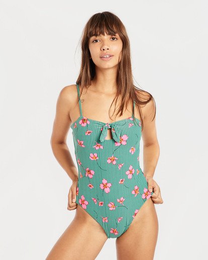 2 Seain Green One Piece Swimsuit Green N3SW08BIP9 Billabong