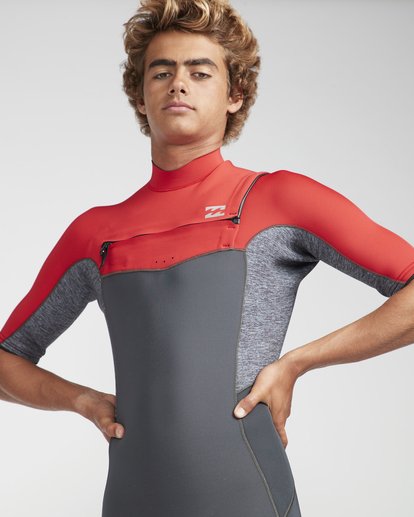 4 2/2 Furnace Absolute Chestzip Red N42M19BIP9 Billabong