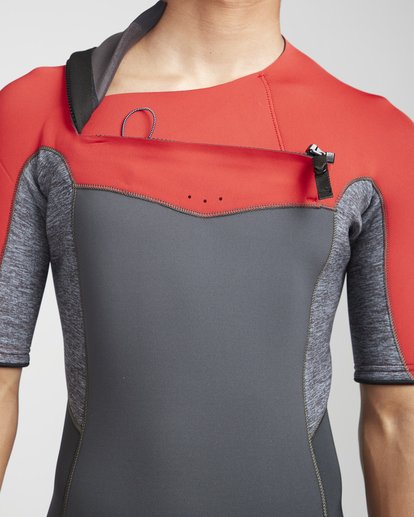 5 2/2 Furnace Absolute Chestzip Red N42M19BIP9 Billabong