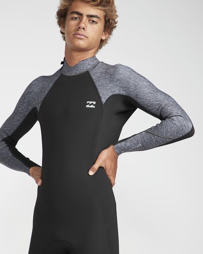 5 3/2 Absolute Flatlock Backzip Gray N43M33BIP9 Billabong