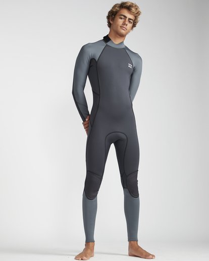 0 3/2 Absolute Flatlock Backzip Gray N43M33BIP9 Billabong