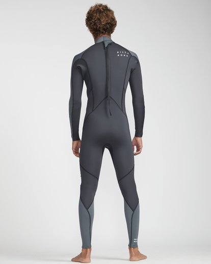 4 3/2 Absolute Flatlock Backzip Gray N43M33BIP9 Billabong