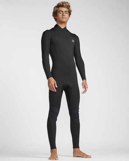 0 3/2 Absolute Flatlock Backzip Black N43M33BIP9 Billabong
